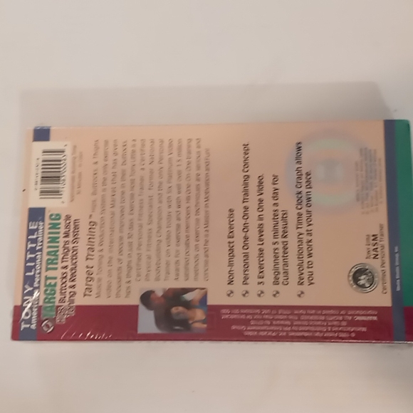Lot of 2 Tony Little VHS- Target Training and Fat Free - Picture 6 of 7